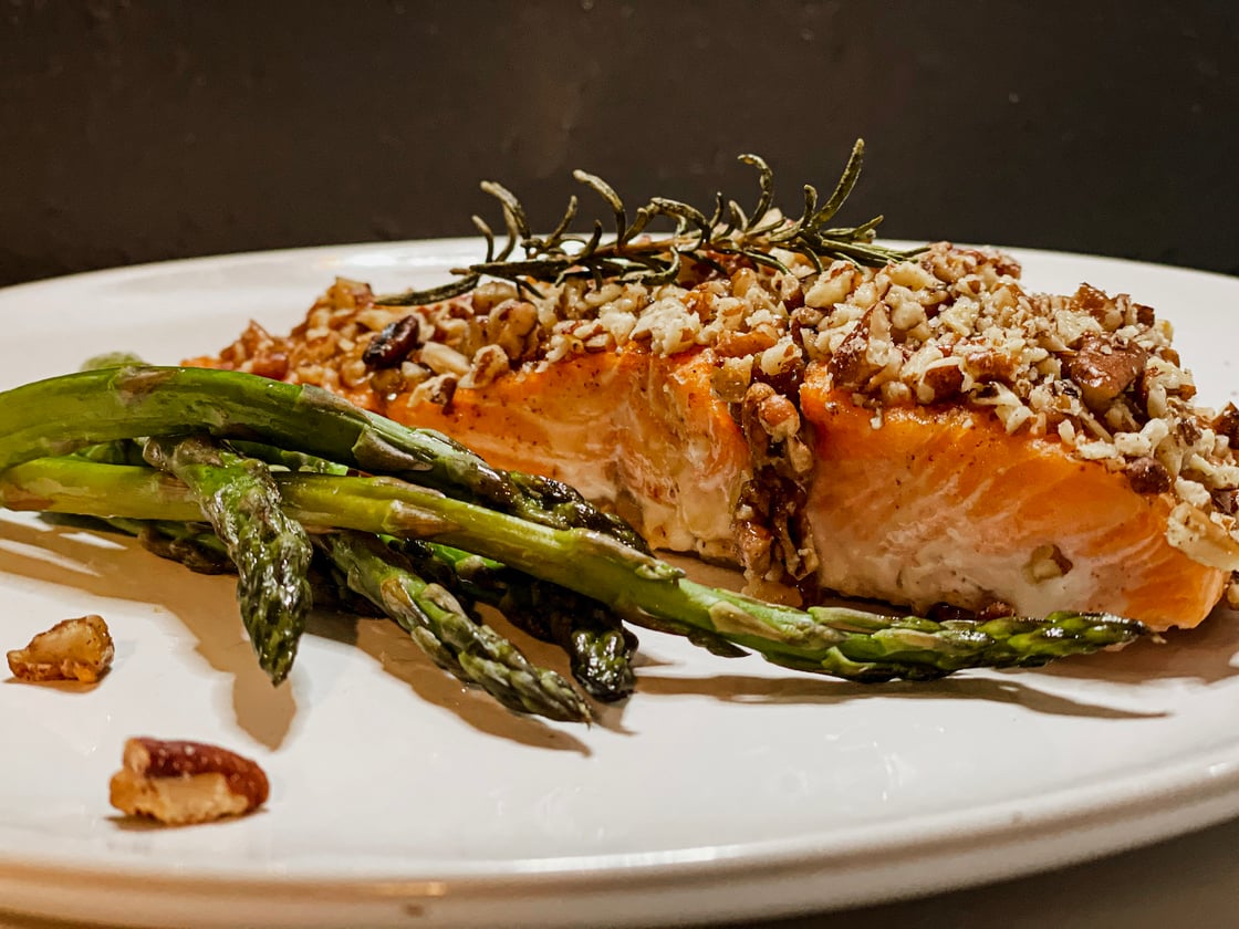 Pecan Crusted Salmon2 - Chris Kresser